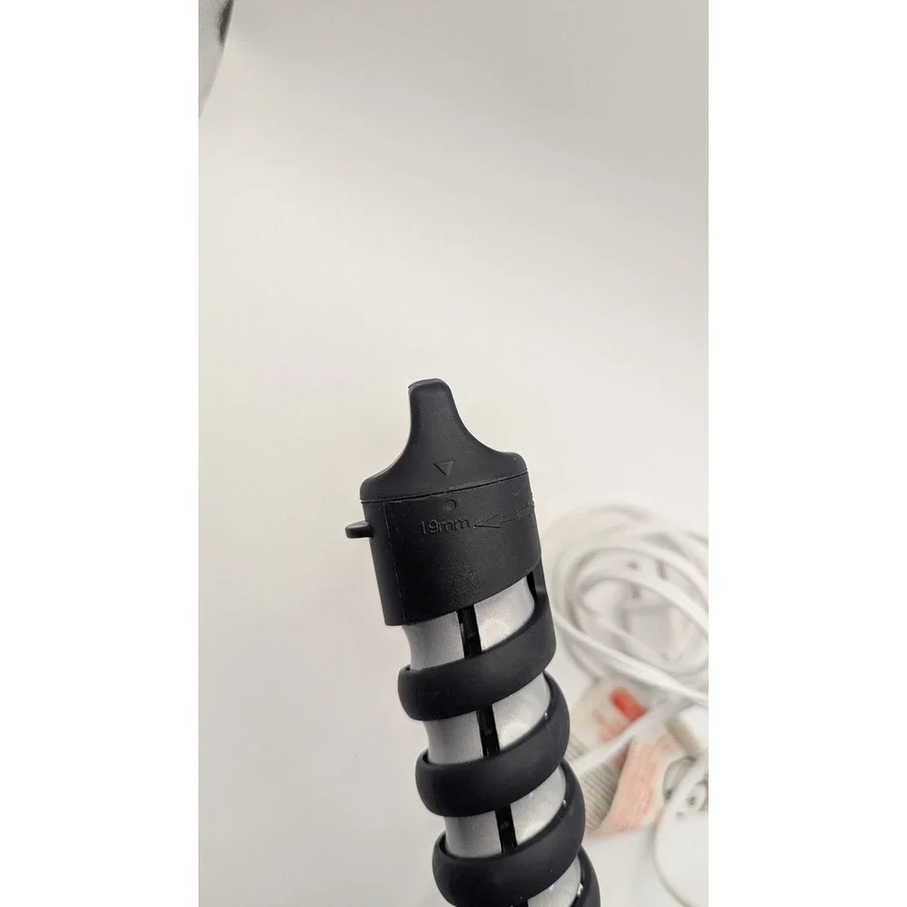 Elle Ceramic‎ Spiral Curling Iron EL8410-WHT White Gold 19mm-32mm Hair Stylist